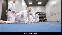 Teen BFF's Get Fucked By Sensei During Practice