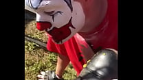 FlipFlop The Clown Muddy Boot Worship With Hott Sauce At The 2018 Gathering Of The Juggalos