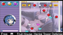 Fruit House(free game itchio) Shooter 2D, Adult, Arcade, Casual, Erotic, minigames, NSFW, Singleplayer, Tower Defense
