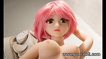 Lovable realistic young sex doll