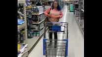 Ash walking in Walmart