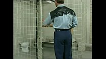 Blonde gets fucked in a jail