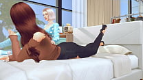 lesbian mistress seduced shy girlfriend to pussy licking while her boyfriend was watching them sims me hentai sfm