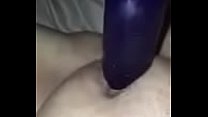 Sister Moans and cums while she’s masturbating for me