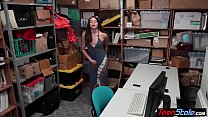 Brunette suspect strip searched and anal fucked