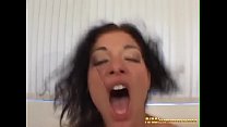 horny Brunette Milf cumming with Black cock in the ass