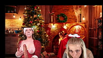 Amy Quinn learns how to suck dick for xmas by stepmother