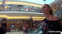Gorgeous czech cutie gets seduced in the mall and reamed in pov