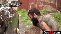 Stepdad and Stepson Gay Porn Series - Markus Kage & Brent North in "Earning The Car"