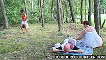 Fucking picnic for old lovers