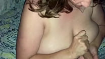 Cum on moms huge real tits