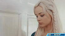 stepbrother fucks his blonde and cute sister