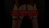 Milf Sue Secretlife - squirting at the bed after playing with my toy