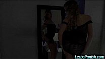 Sexy Girls Get Punished In Hard Lesbian Sex Tape video-12