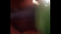 Sub in shower shoves shaving foam can in her wet cunt