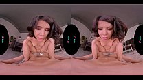 Petite Asian babe gets fucked in virtual reality