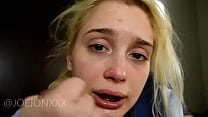 do you guys like my cute little teenage face 18 year old anastasia knight asks while gagging on mister jon