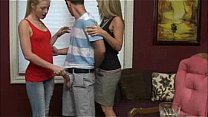 Lusty milf Kristal Summers and tight teen Avril Hall threesome