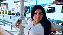 Latina de 18 años folla con desconocido despues de fiesta