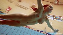 Swimming Pool beauty Deniska gets naked wet