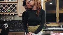 Redhead babe licked then fucked by her best friends husband