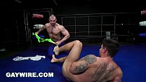 GAYWIRE - Muscular Hunks Wrestle Each Other And Get Turned On