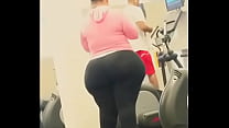 Big ass wide hips at GYM