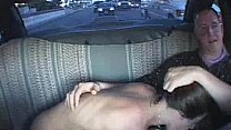 couple Fucking in the taxi cab -