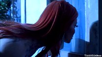 Redhead shemale domme Jenna Rachels is a member of The Wives Club captures in net cheating husband Sebastian Keys and then anal fucks him in various positions