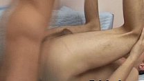 Felched Horny Gay Sucks Cock and Gets Barebacked