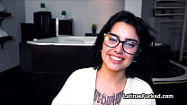Inked Latina hottie enjoys riding that fat cock