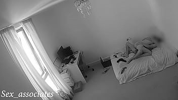 Hidden cam in Airbnb apartment caught young couple fucking
