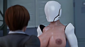 Hentai 3D Mass Effect: Futa Machine Fucks Her Owner